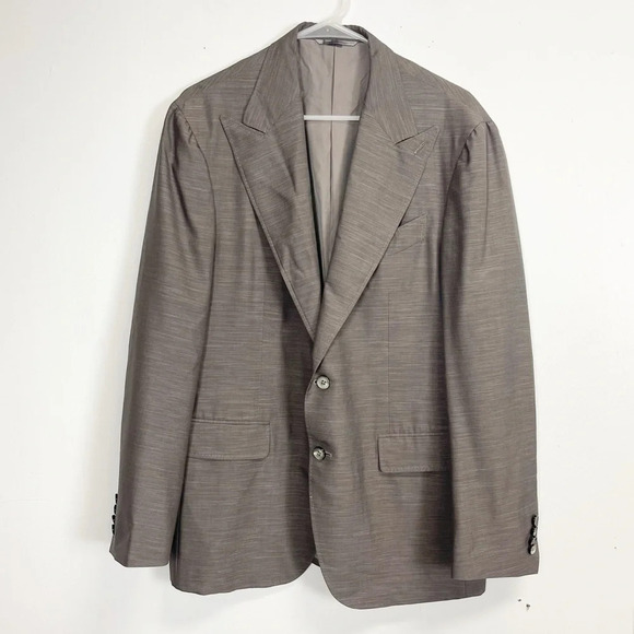 NEW Canali Wool Silk Jacket Sport Coat 52 R IT / 42 R US Gray 2 Button NWOT - Picture 1 of 14